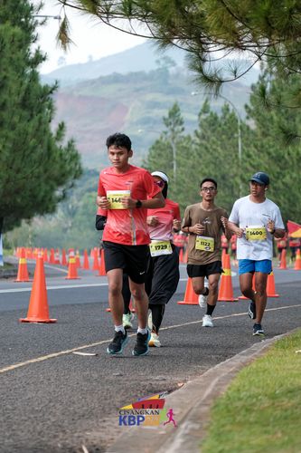 Race photo from CISANGKAN KBP CITY RUN 2025