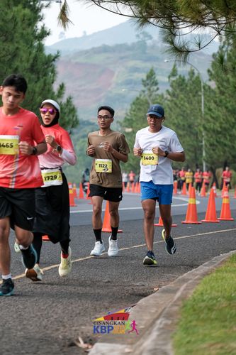 Race photo from CISANGKAN KBP CITY RUN 2025