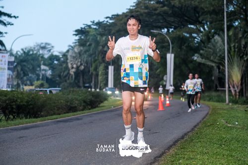 Race photo from Taman Budaya x BOGORUN 2025