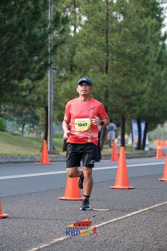 Race photo from CISANGKAN KBP CITY RUN 2025