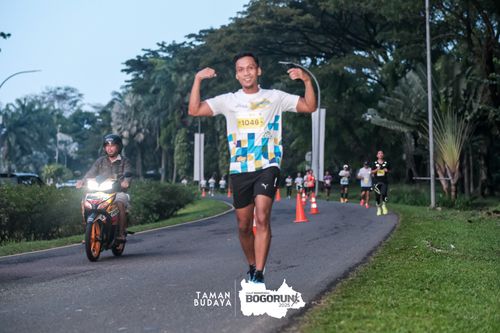 Race photo from Taman Budaya x BOGORUN 2025