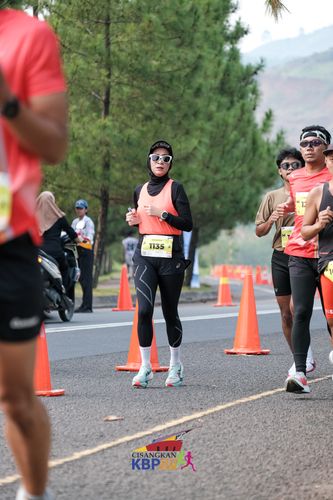 Race photo from CISANGKAN KBP CITY RUN 2025
