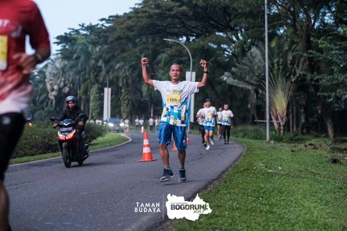 Race photo from Taman Budaya x BOGORUN 2025