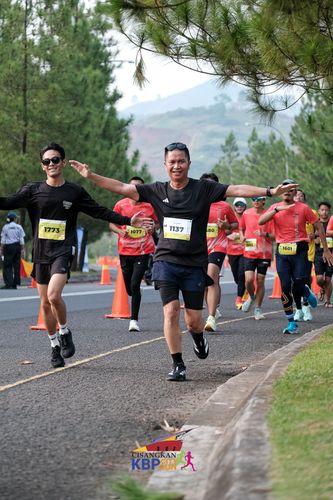 Race photo from CISANGKAN KBP CITY RUN 2025