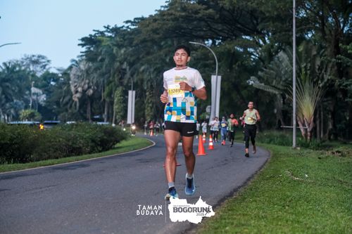 Race photo from Taman Budaya x BOGORUN 2025