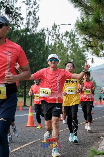 Race photo from CISANGKAN KBP CITY RUN 2025