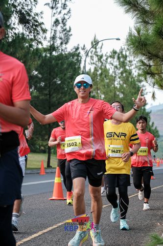 Race photo from CISANGKAN KBP CITY RUN 2025