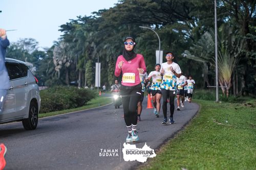 Race photo from Taman Budaya x BOGORUN 2025