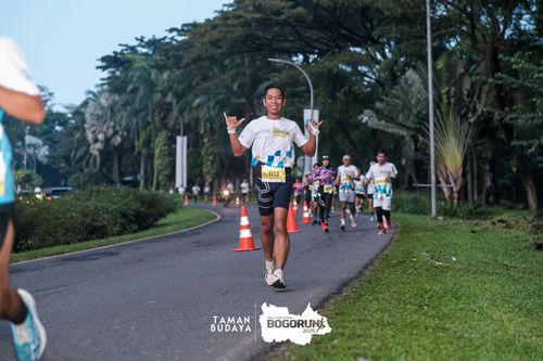 Race photo from Taman Budaya x BOGORUN 2025