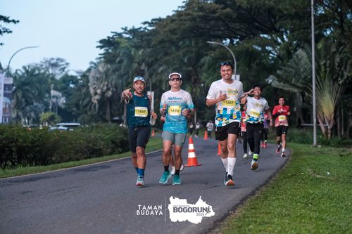 Race photo from Taman Budaya x BOGORUN 2025