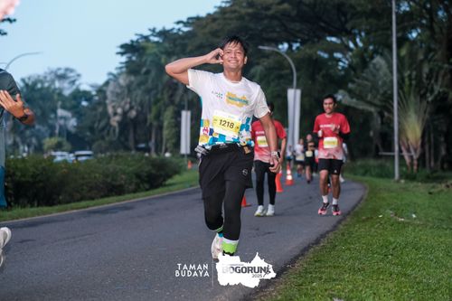 Race photo from Taman Budaya x BOGORUN 2025