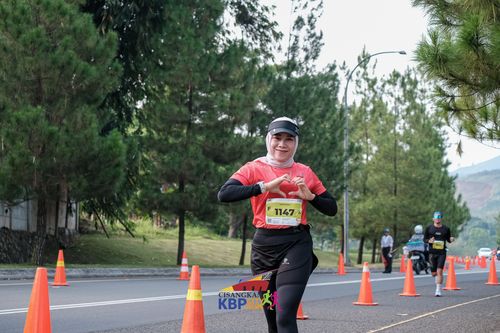 Race photo from CISANGKAN KBP CITY RUN 2025