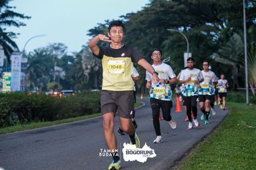 Race photo from Taman Budaya x BOGORUN 2025