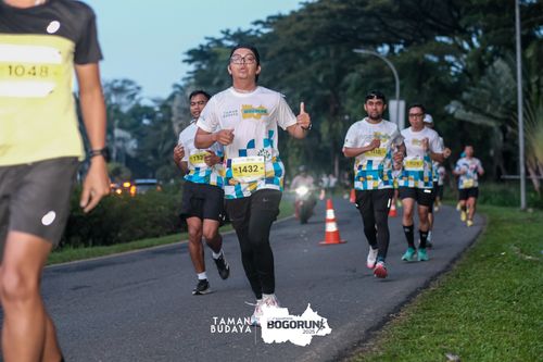 Race photo from Taman Budaya x BOGORUN 2025
