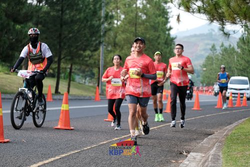 Race photo from CISANGKAN KBP CITY RUN 2025
