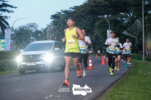 Race photo from Taman Budaya x BOGORUN 2025
