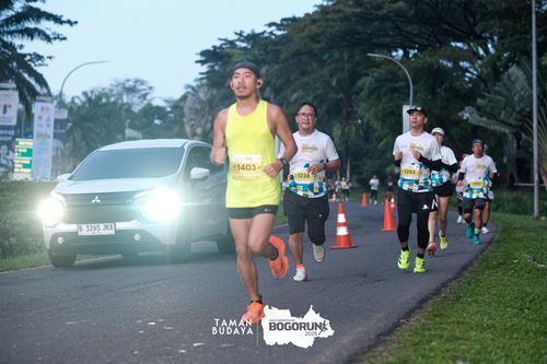Race photo from Taman Budaya x BOGORUN 2025