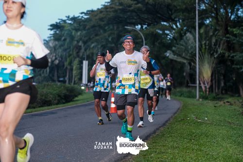 Race photo from Taman Budaya x BOGORUN 2025