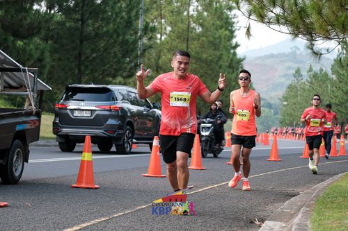 Race photo from CISANGKAN KBP CITY RUN 2025