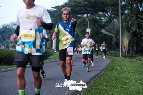 Race photo from Taman Budaya x BOGORUN 2025