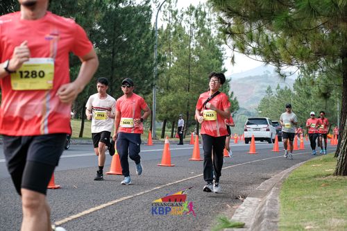 Race photo from CISANGKAN KBP CITY RUN 2025