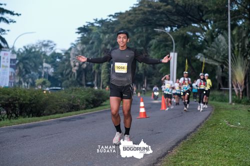 Race photo from Taman Budaya x BOGORUN 2025