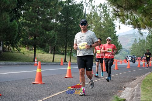 Race photo from CISANGKAN KBP CITY RUN 2025