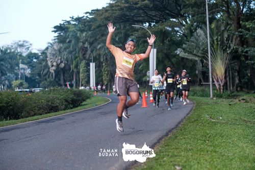 Race photo from Taman Budaya x BOGORUN 2025