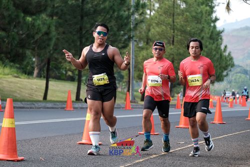 Race photo from CISANGKAN KBP CITY RUN 2025