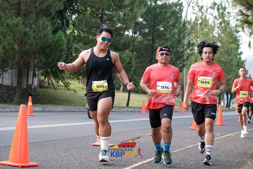 Race photo from CISANGKAN KBP CITY RUN 2025