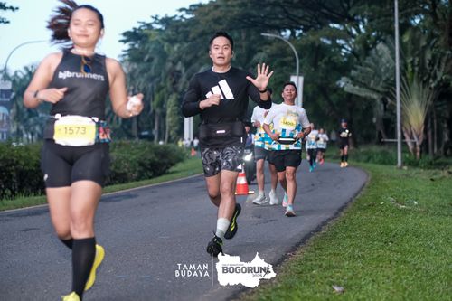 Race photo from Taman Budaya x BOGORUN 2025