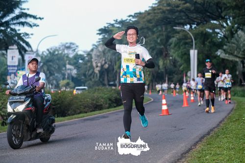 Race photo from Taman Budaya x BOGORUN 2025