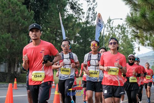 Race photo from CISANGKAN KBP CITY RUN 2025