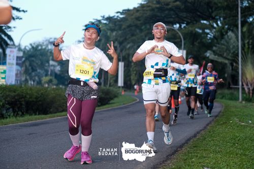 Race photo from Taman Budaya x BOGORUN 2025
