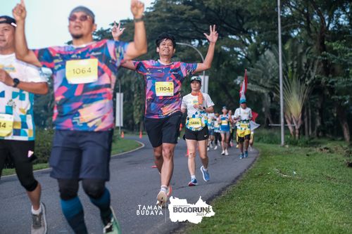 Race photo from Taman Budaya x BOGORUN 2025