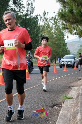 Race photo from CISANGKAN KBP CITY RUN 2025