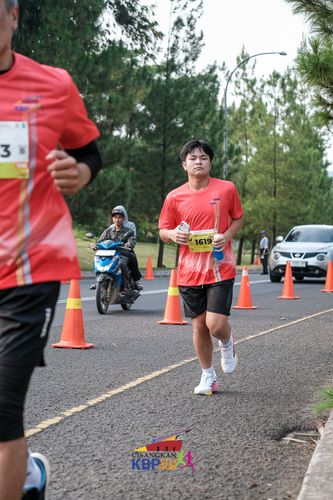 Race photo from CISANGKAN KBP CITY RUN 2025