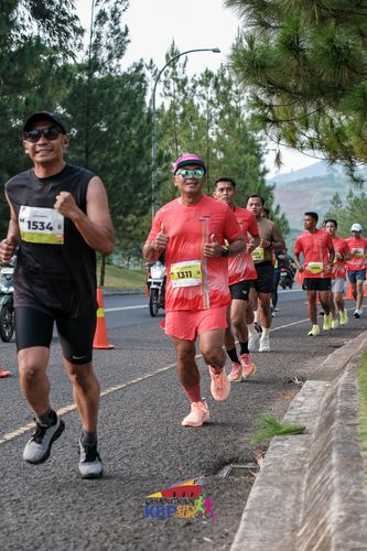Race photo from CISANGKAN KBP CITY RUN 2025