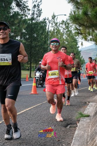 Race photo from CISANGKAN KBP CITY RUN 2025