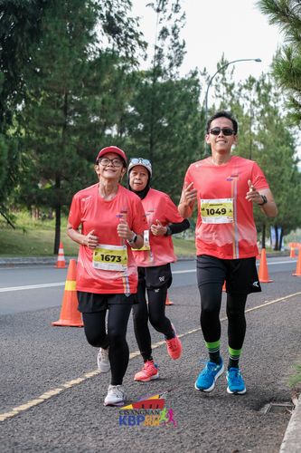 Race photo from CISANGKAN KBP CITY RUN 2025