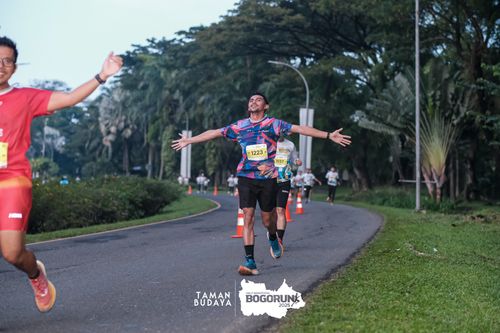 Race photo from Taman Budaya x BOGORUN 2025