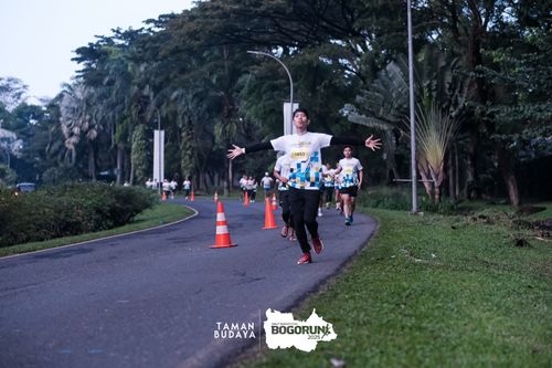 Race photo from Taman Budaya x BOGORUN 2025