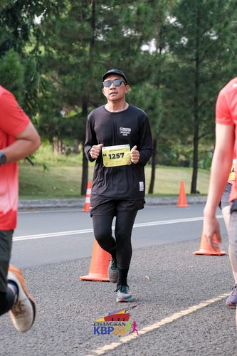 Race photo from CISANGKAN KBP CITY RUN 2025