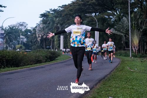 Race photo from Taman Budaya x BOGORUN 2025