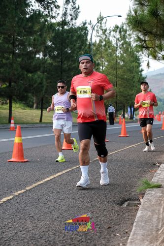 Race photo from CISANGKAN KBP CITY RUN 2025