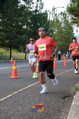 Race photo from CISANGKAN KBP CITY RUN 2025