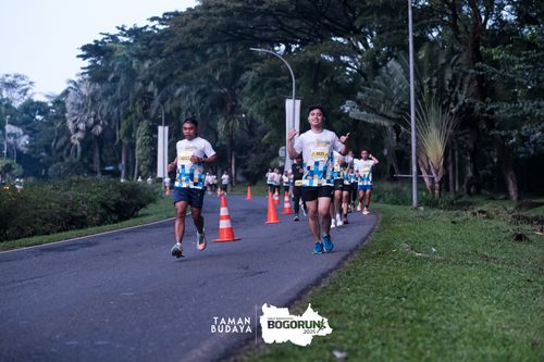 Race photo from Taman Budaya x BOGORUN 2025