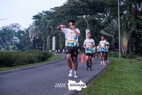 Race photo from Taman Budaya x BOGORUN 2025