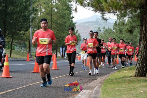 Race photo from CISANGKAN KBP CITY RUN 2025