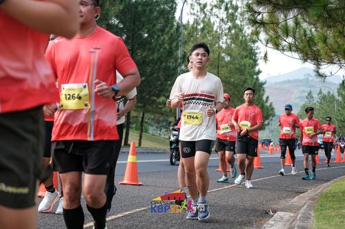 Race photo from CISANGKAN KBP CITY RUN 2025